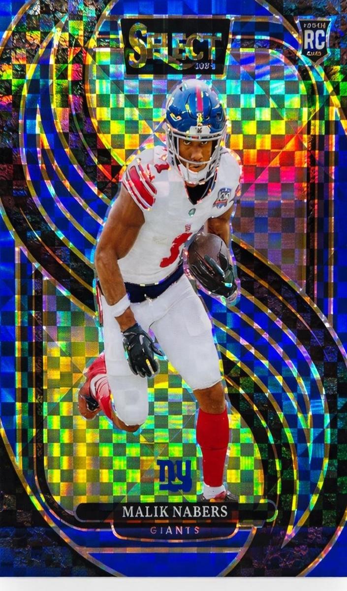 2024 Panini Select Football Blue Malik Nabers #116