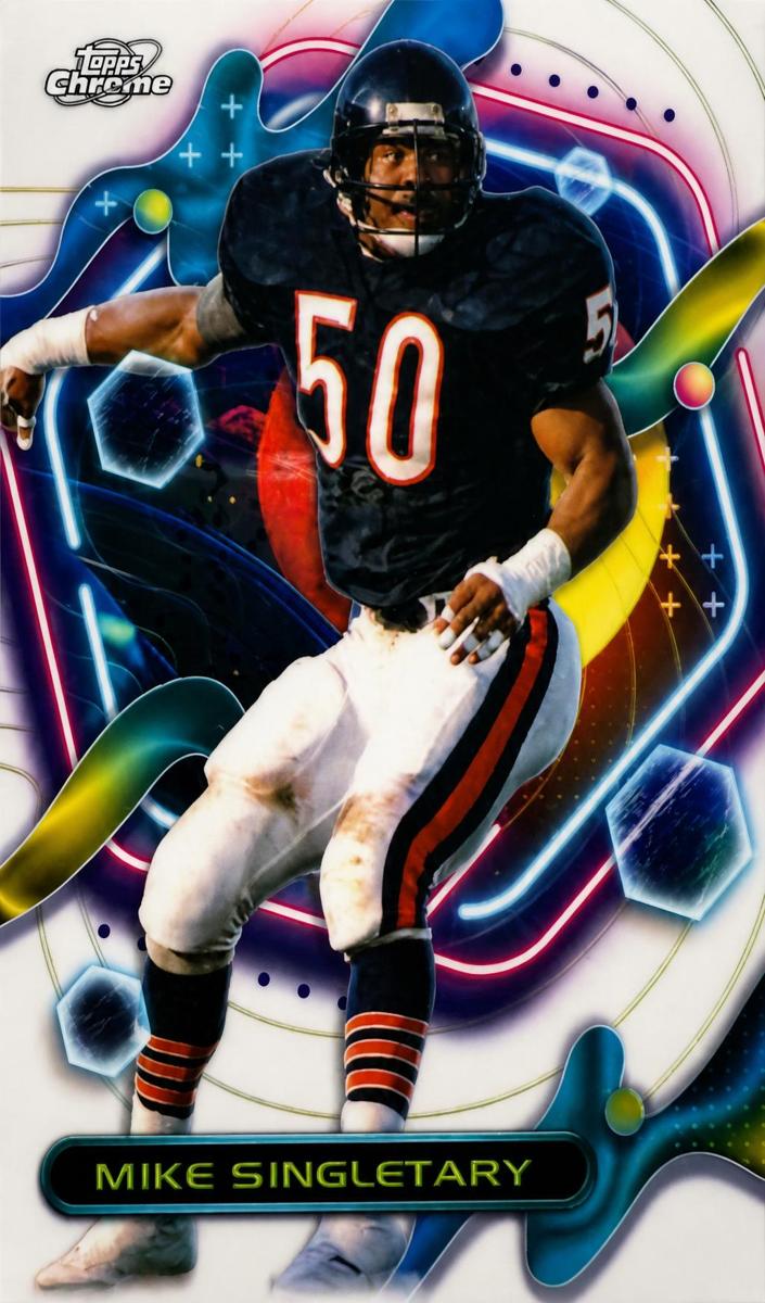 2023 Topps Composite Football White Hole Refractor Mike Singletary #262