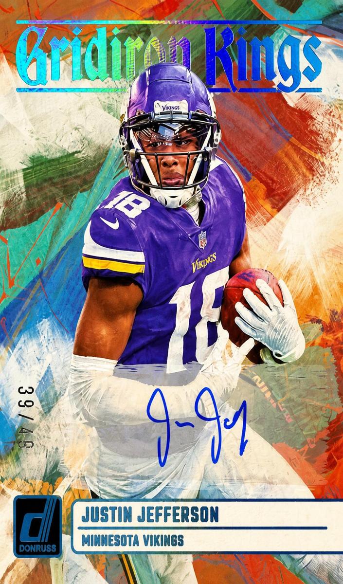 2023 Panini Donruss Football Justin Jefferson #GK-3 PSA 9