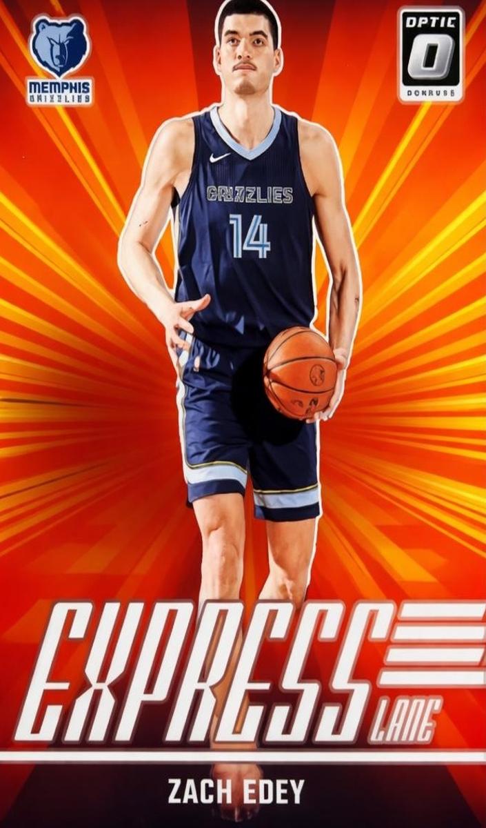 2024 Donruss Optic Basketball Zach Edey #10 PSA 10
