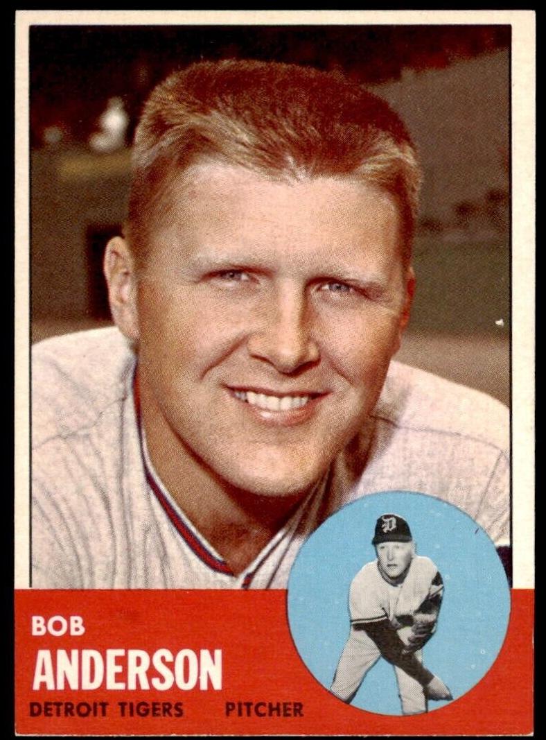 1963 Topps Baseball Bob Anderson #379