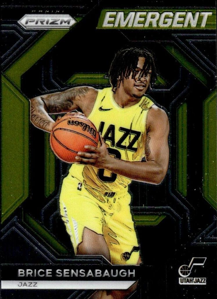 2023 Panini Prizm Basketball Green Brice Sensabaugh #6