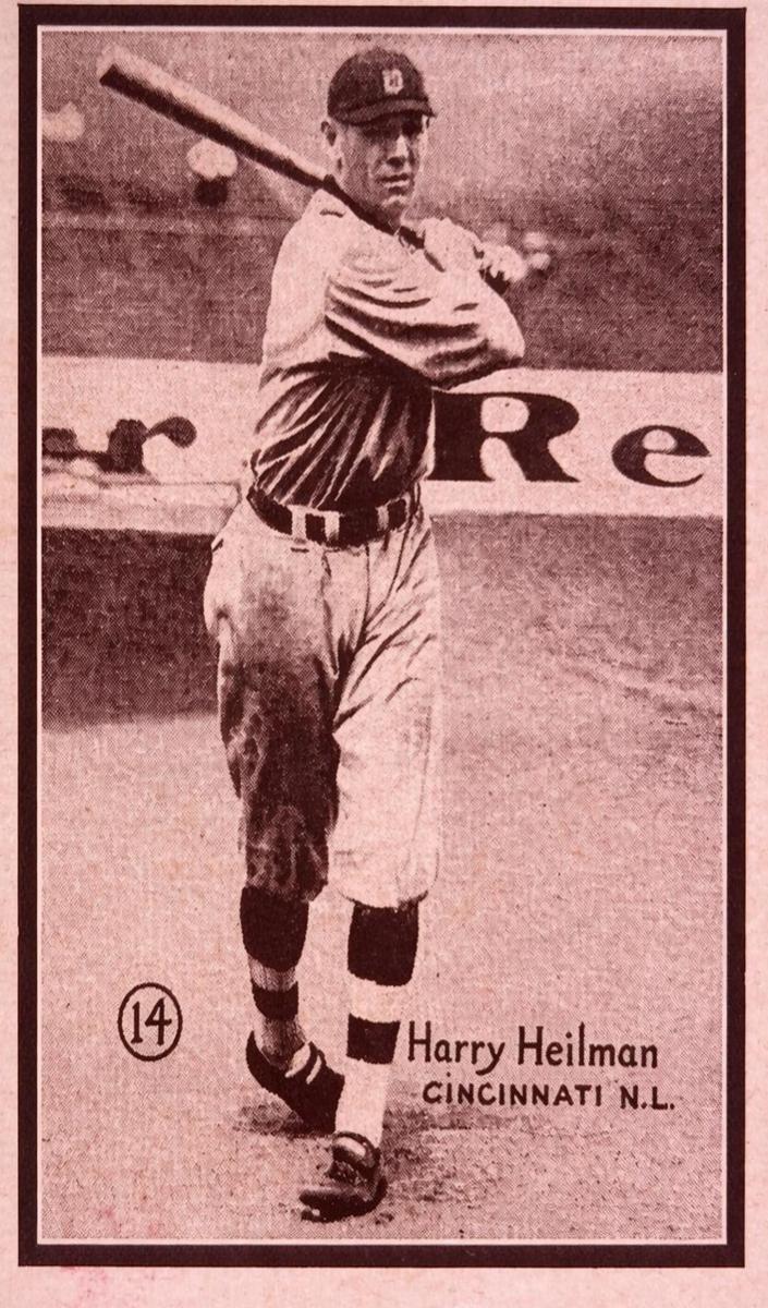 1931 W517 Baseball Hand Cut Harry Heilman #14