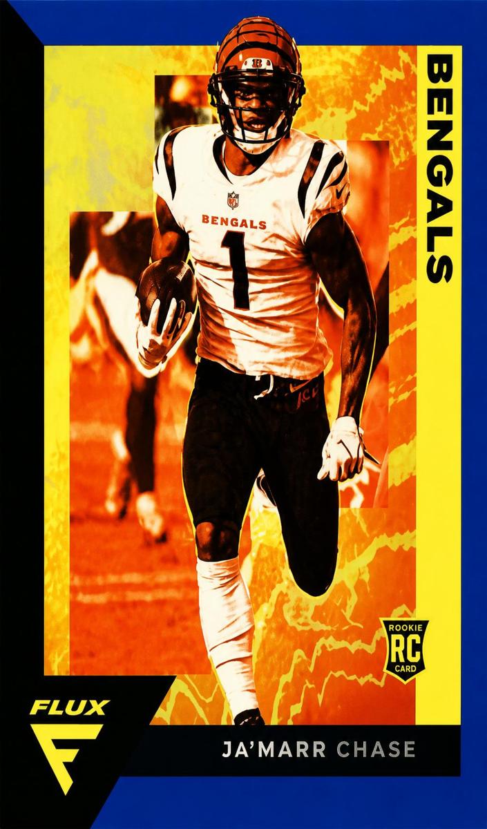 2021 Panini Chronicles Football Blue Ja'Marr Chase #FX-12