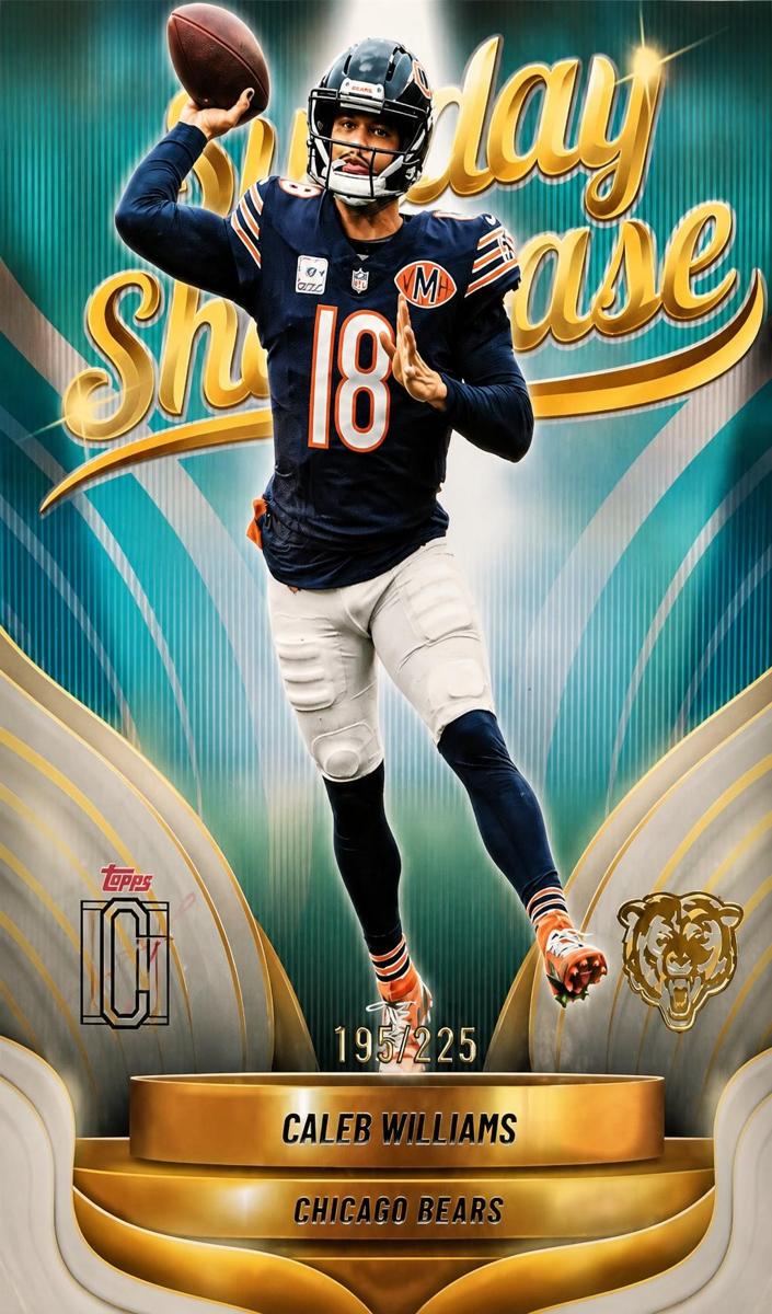 2025 Topps Signature Class Football Teal Caleb Williams #SS-12