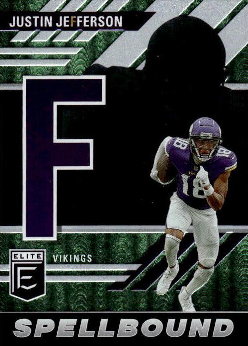 2023 Donruss Elite Football Green Justin Jefferson #SB-JJ5