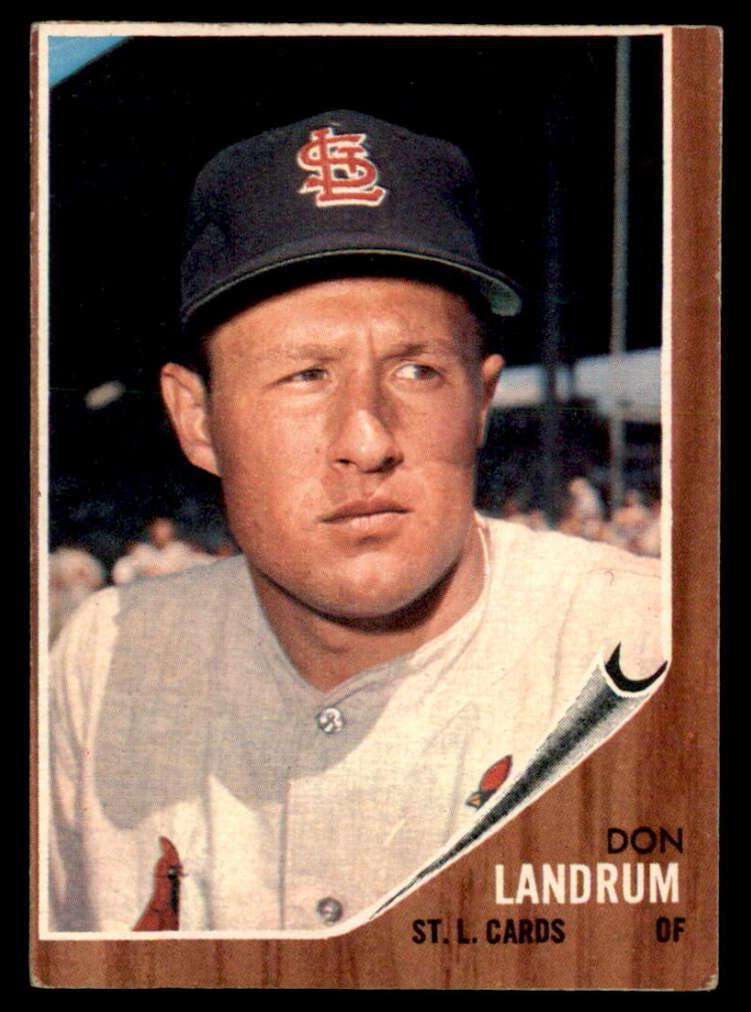 1962 Topps Baseball Don Landrum #323 PSA 6