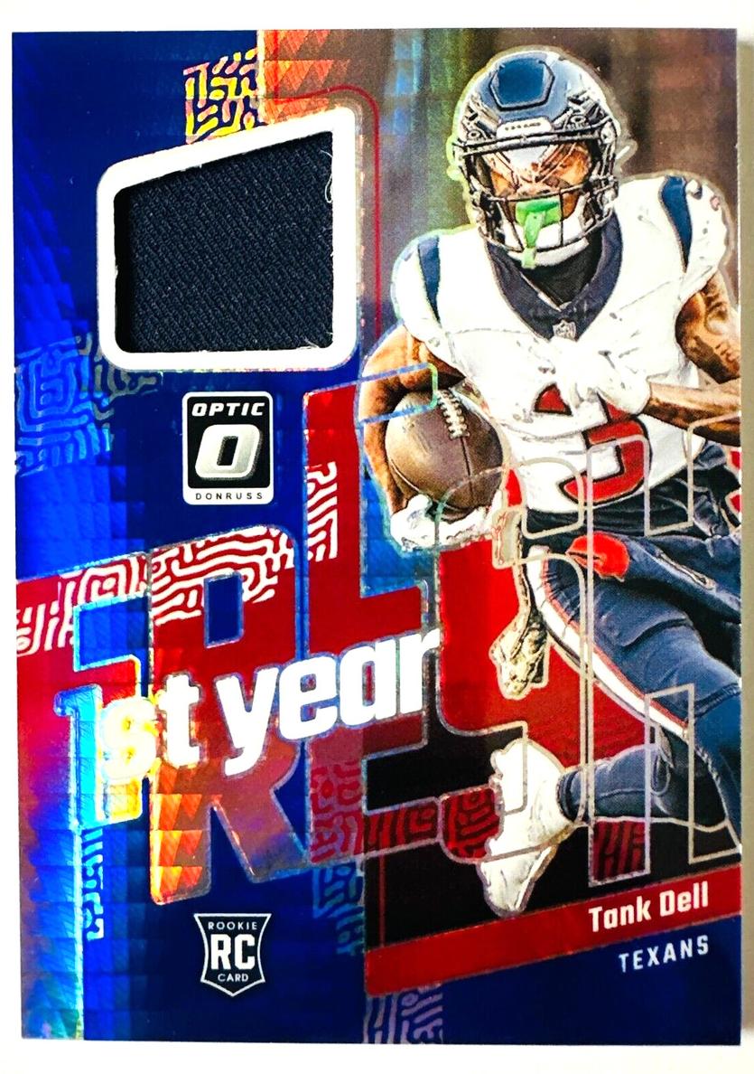 2023 Donruss Optic Football Blue Hyper Tank Dell #FYF-TD
