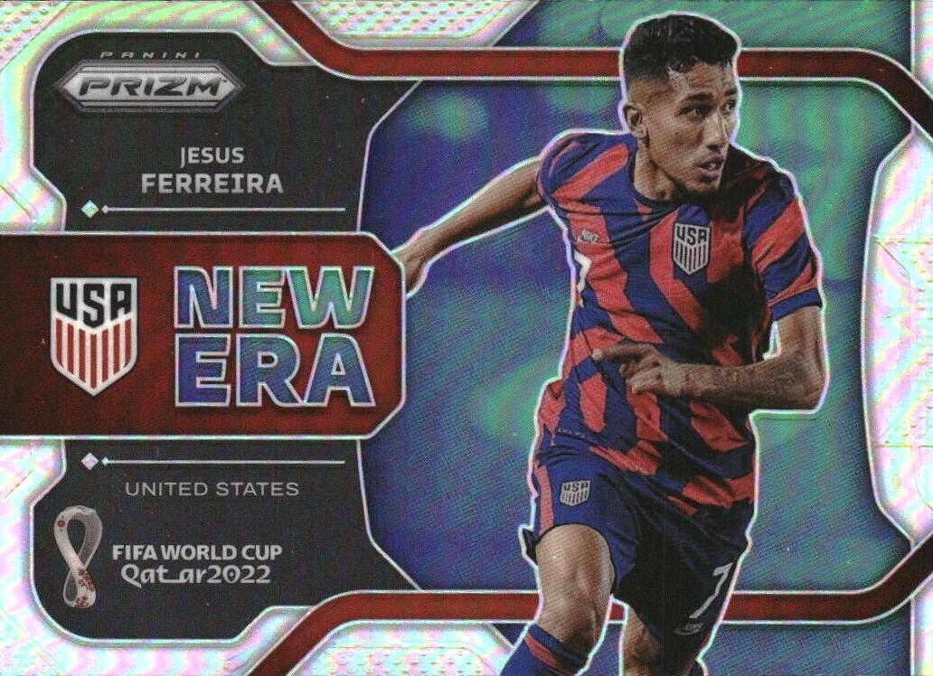 2022 Panini Prizm FIFA World Cup Qatar Soccer Silver Jesus Ferreira #30