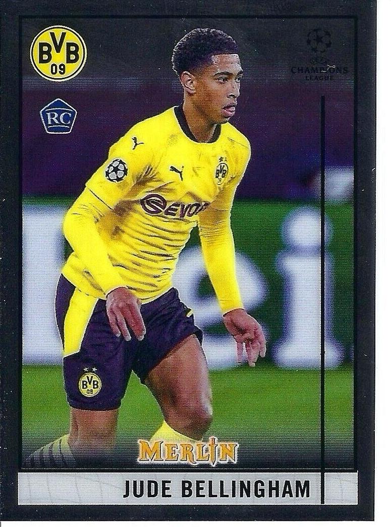 2020 Topps Merlin Chrome Soccer Jude Bellingham #31 RAW Ungraded