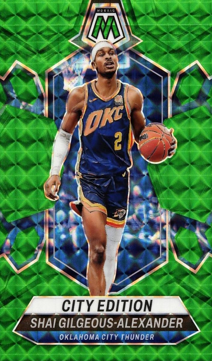 2023 Panini Mosaic Basketball Green Shai Gilgeous-Alexander #272 SGC 10