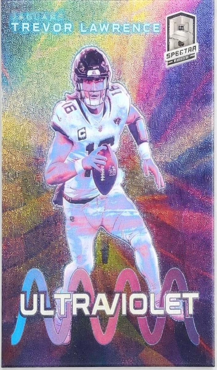 2023 Panini Spectra Football Trevor Lawrence #UV-TL PSA 10