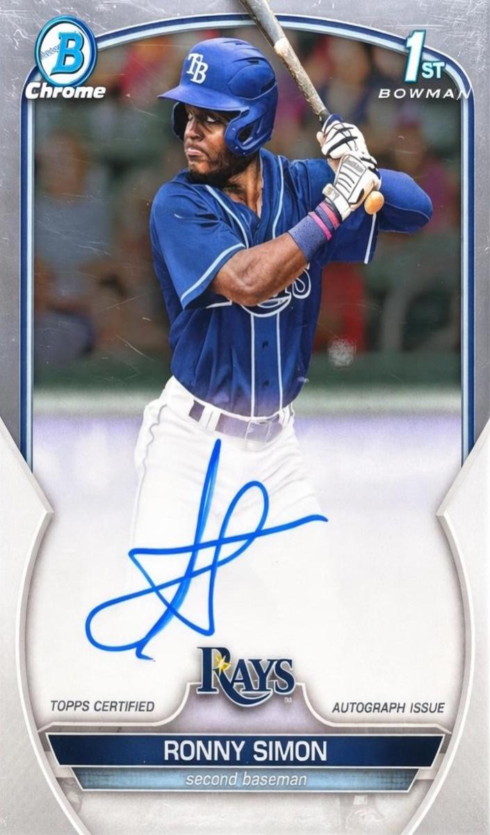 2023 Bowman Chrome Baseball Ronny Simon #CPA-RS SGC 9.5