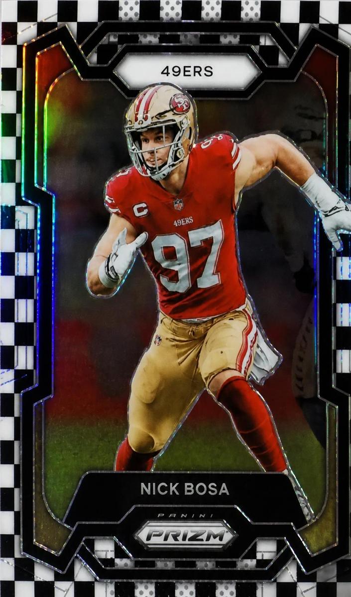 2023 Panini Black Football Nick Bosa #WN-29 PSA 9