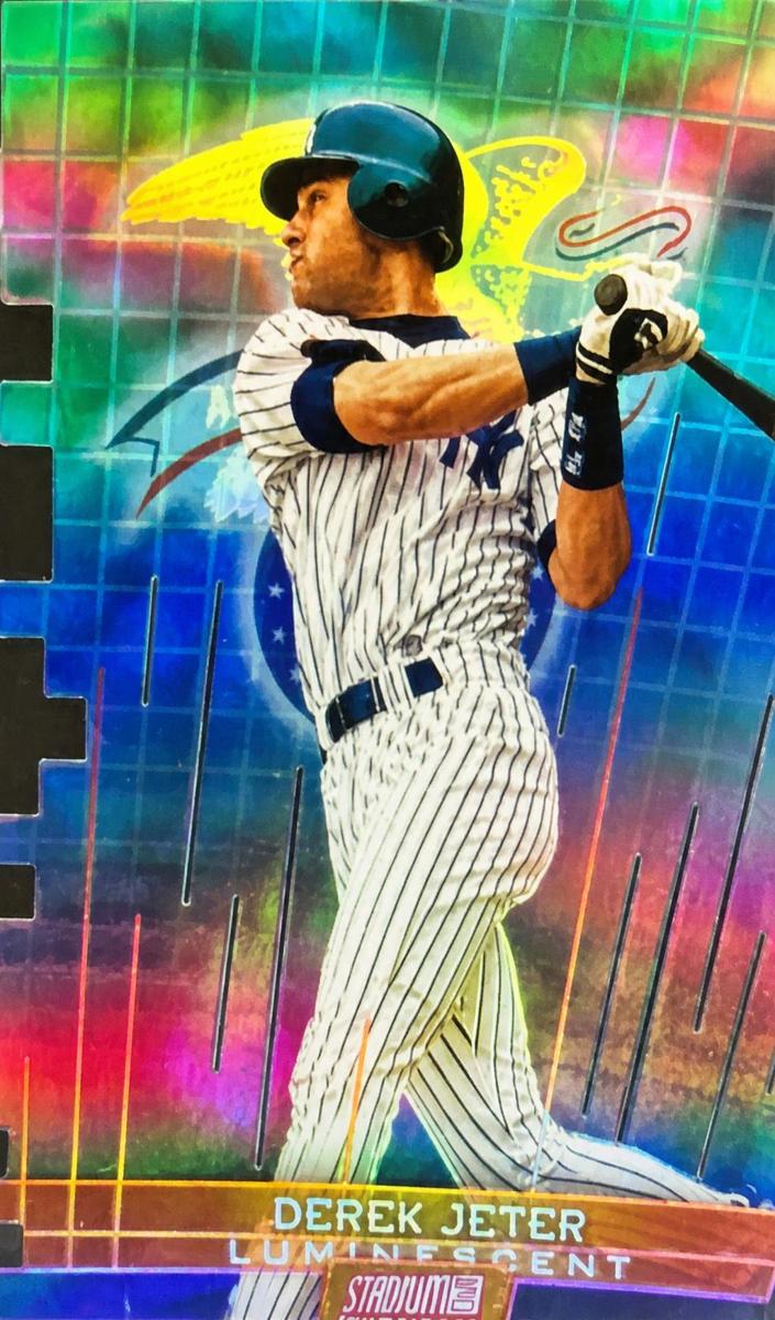 1999 Topps Stadium Club Baseball Luminescent Derek Jeter #T9C