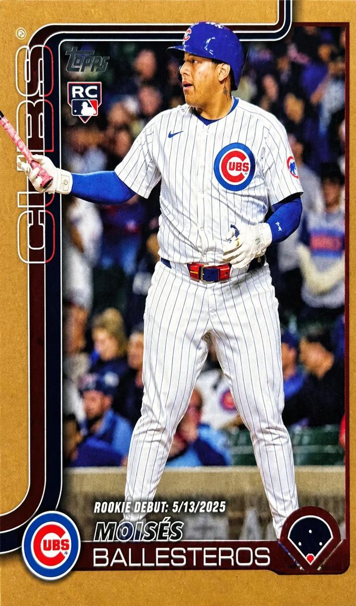 2025 Topps Update Baseball Gold Border Moises Ballesteros #US262