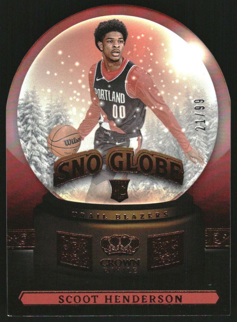 2023 Panini Crown Royale Basketball Scoot Henderson #8 PSA 8