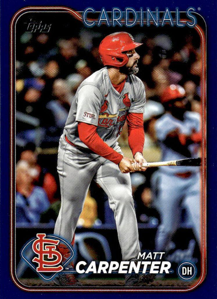 2024 Topps Update Baseball Royal Blue Matt Carpenter #US133