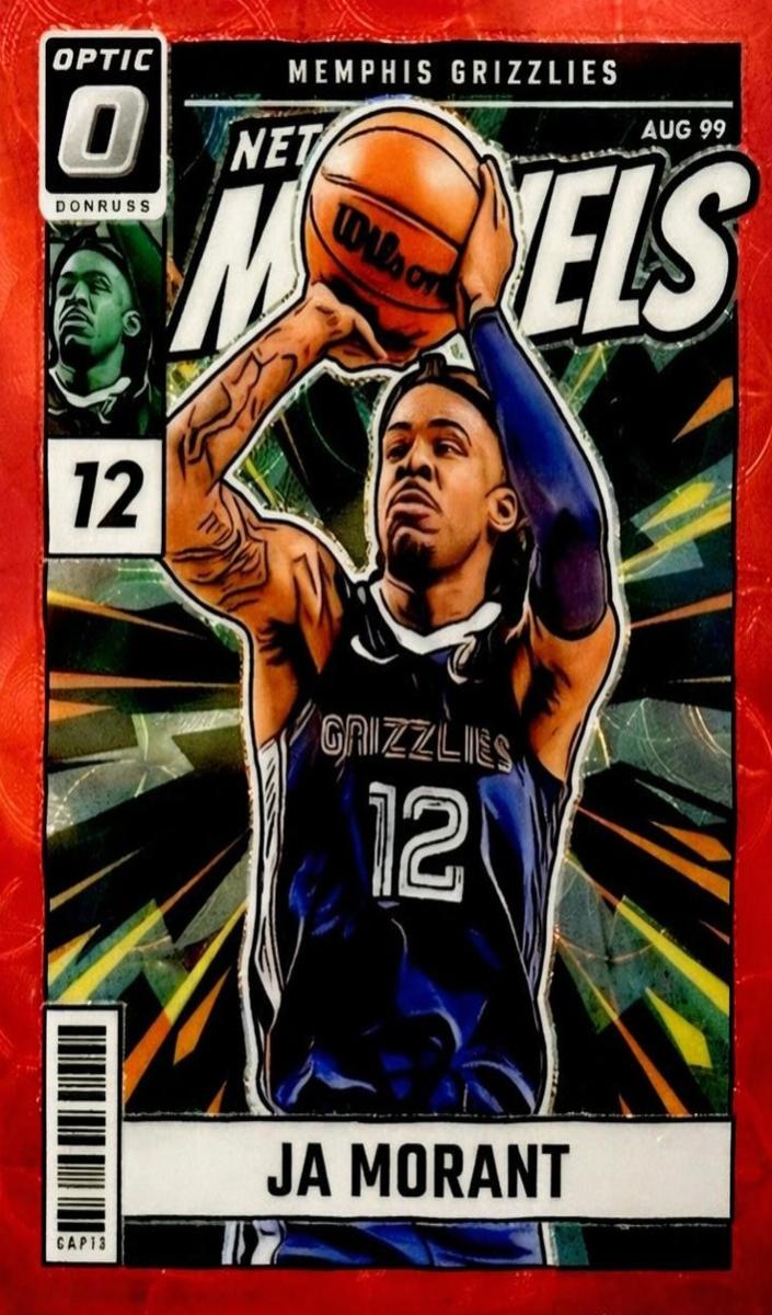 2024 Donruss Optic Basketball Red Ja Morant #10 PSA 10