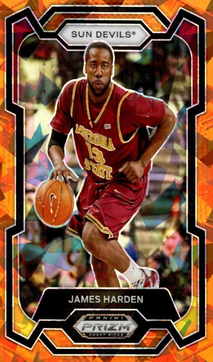 2024 Panini Prizm Draft Picks Basketball Orange Ice James Harden #41