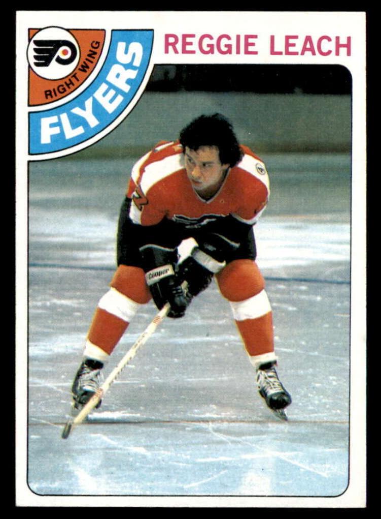 1978 Topps Hockey Reggie Leach #165 PSA 9
