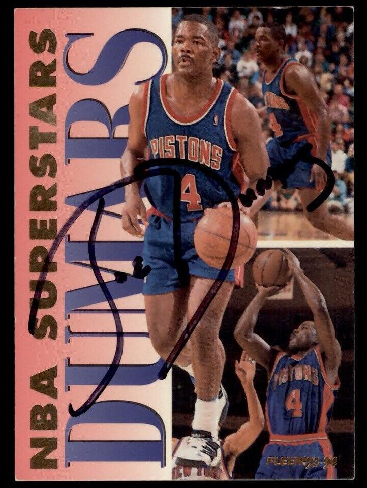 1993 Fleer Basketball Joe Dumars #5 PSA 9