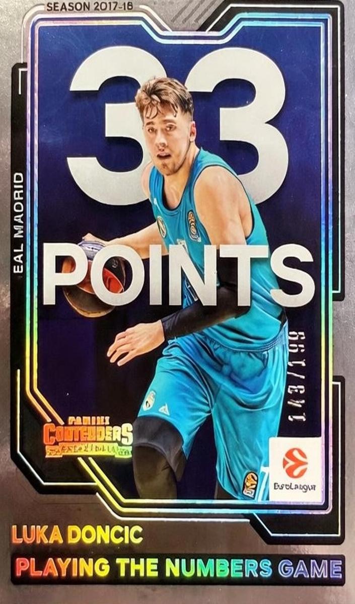 2025 Panini Contenders EuroLeague Basketball Play-In Edition Luka Doncic #1