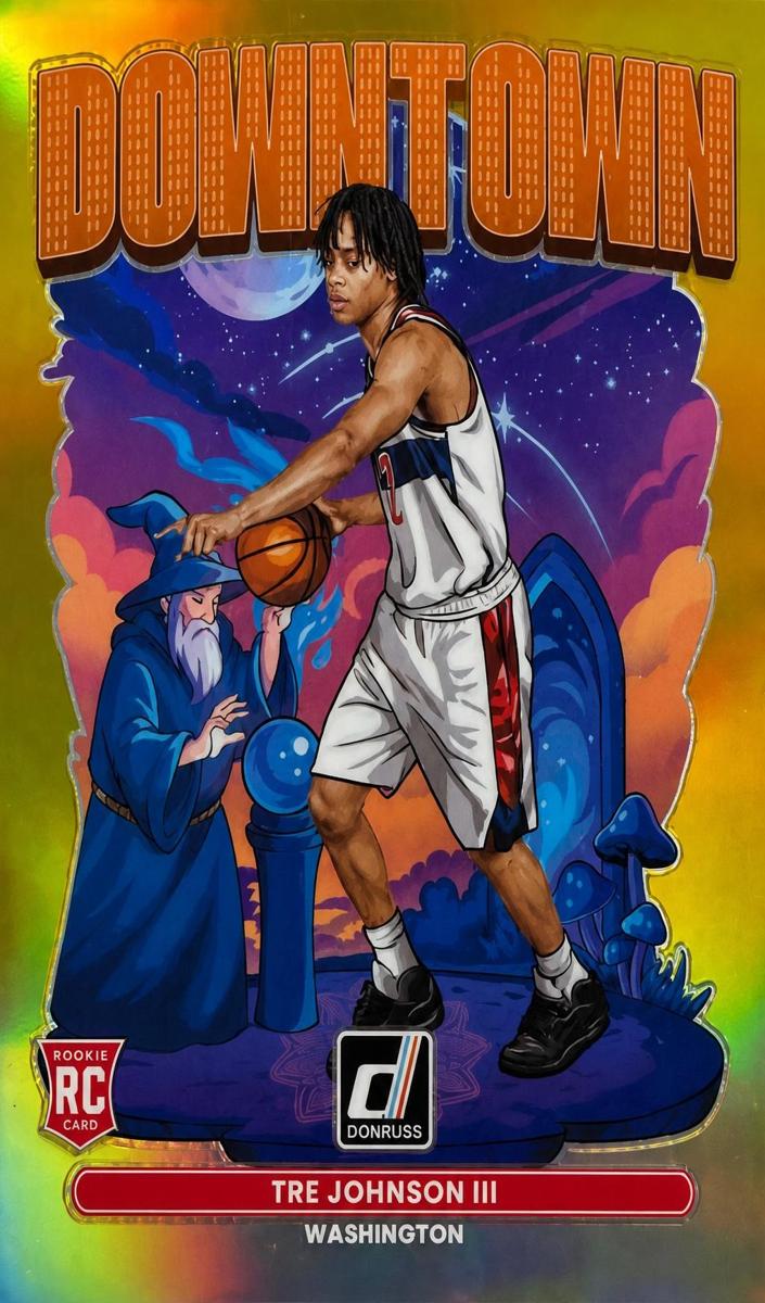 2025 Panini Donruss Basketball Gold Tre Johnson III #2
