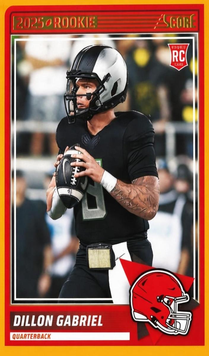 2025 Panini Score Football Gold Dillon Gabriel #41
