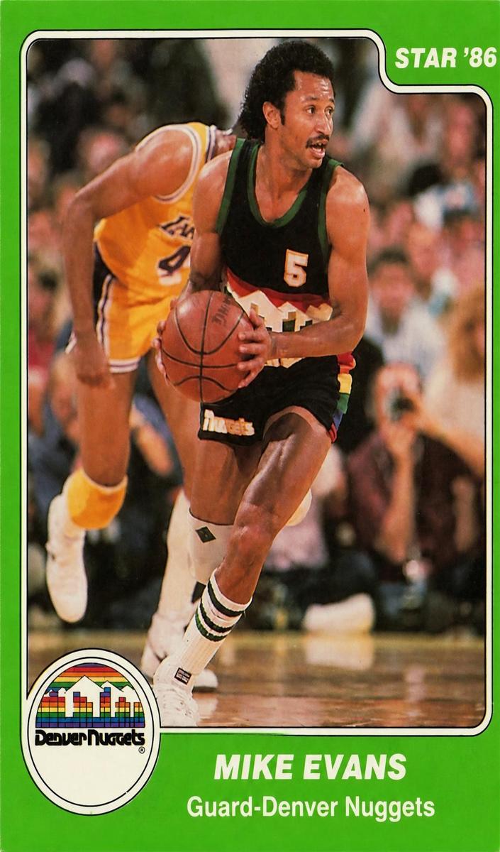 1985 Star Basketball Mike Evans #53