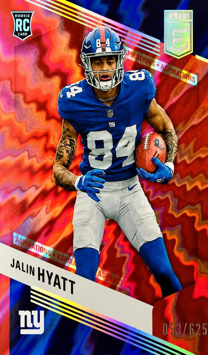 2023 Donruss Elite Football Aspirations Shimmer Jalin Hyatt #149