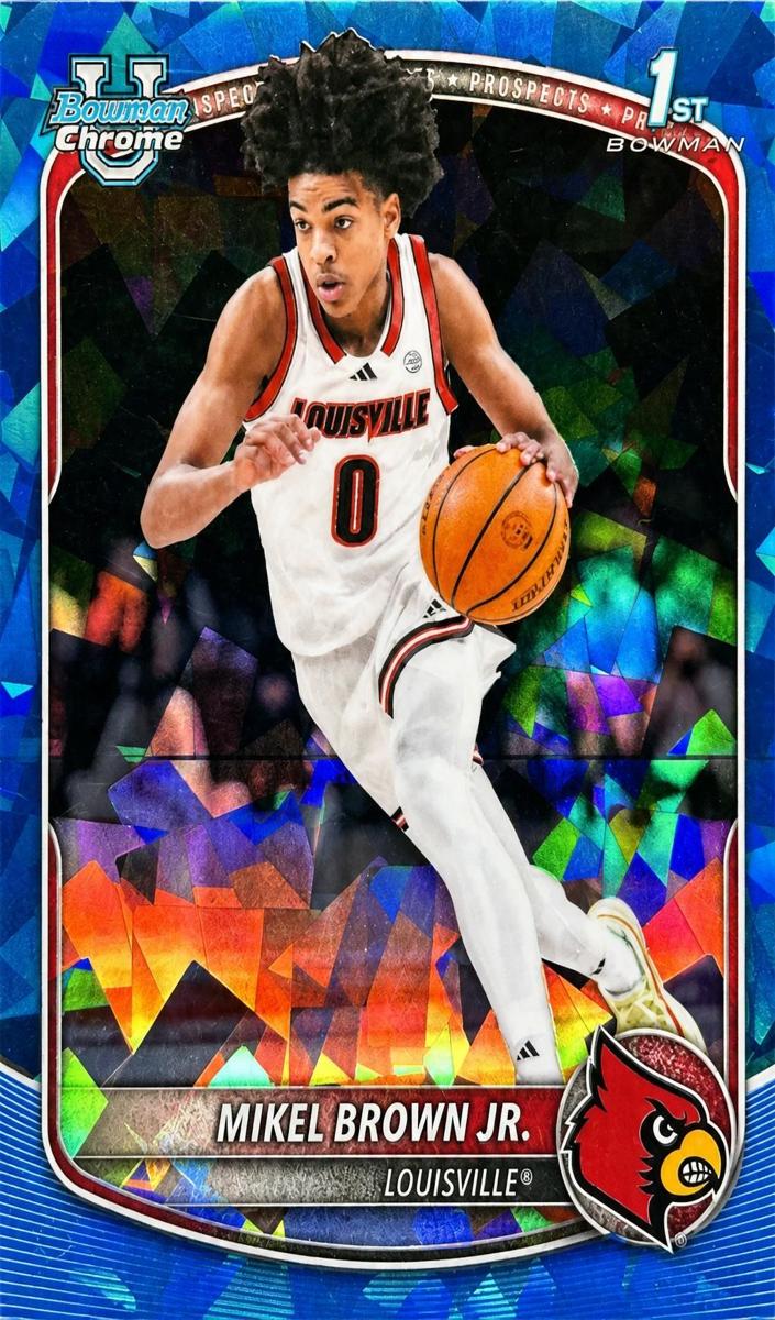2025 Bowman Chrome Sapphire Basketball Mikel Brown Jr. #BCP-12