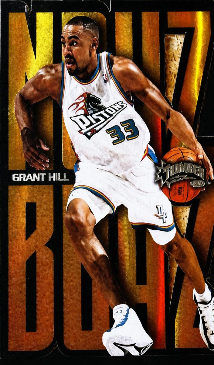 1998 Skybox Thunder Basketball Grant Hill #7NB PSA 9