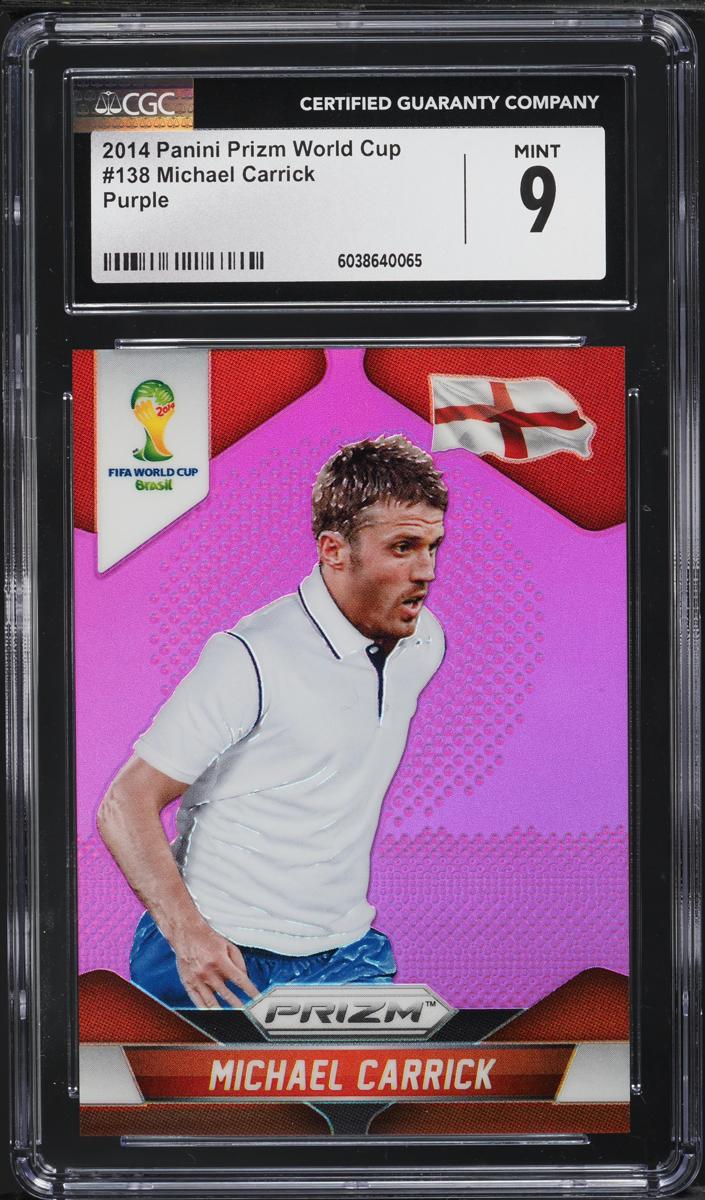 2014 Panini Prizm World Cup Soccer Purple Michael Carrick #138