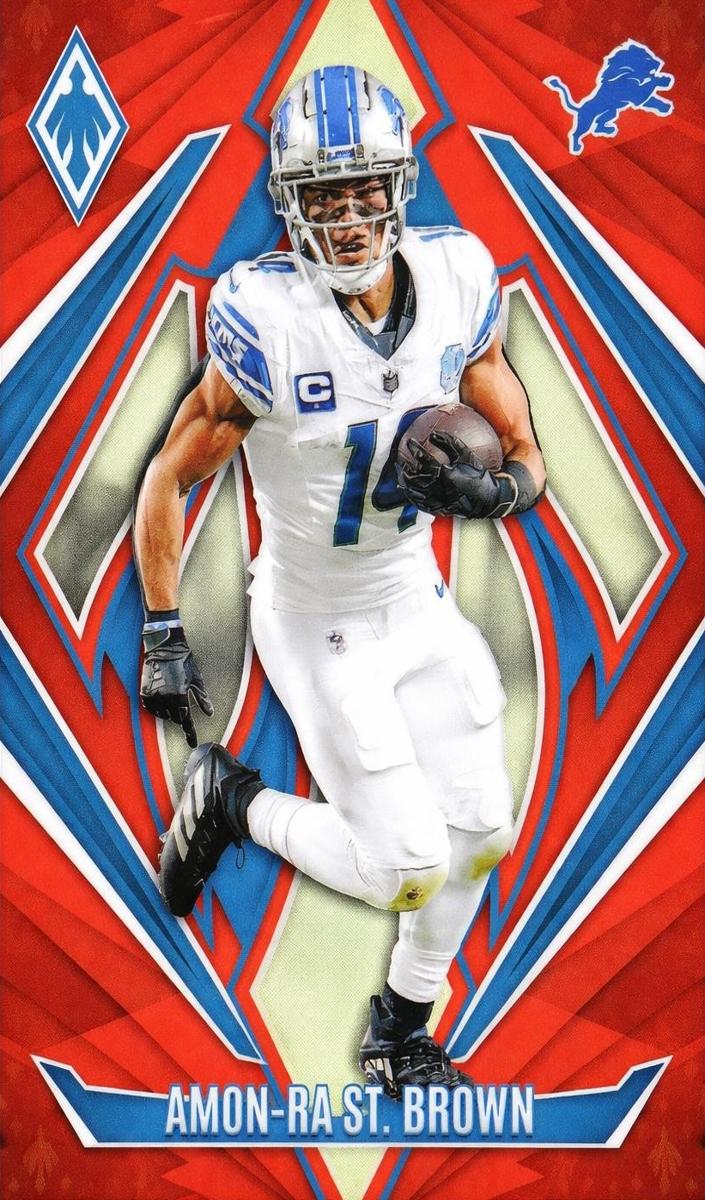 2024 Panini Phoenix Football Orange Amon-Ra St. Brown #8