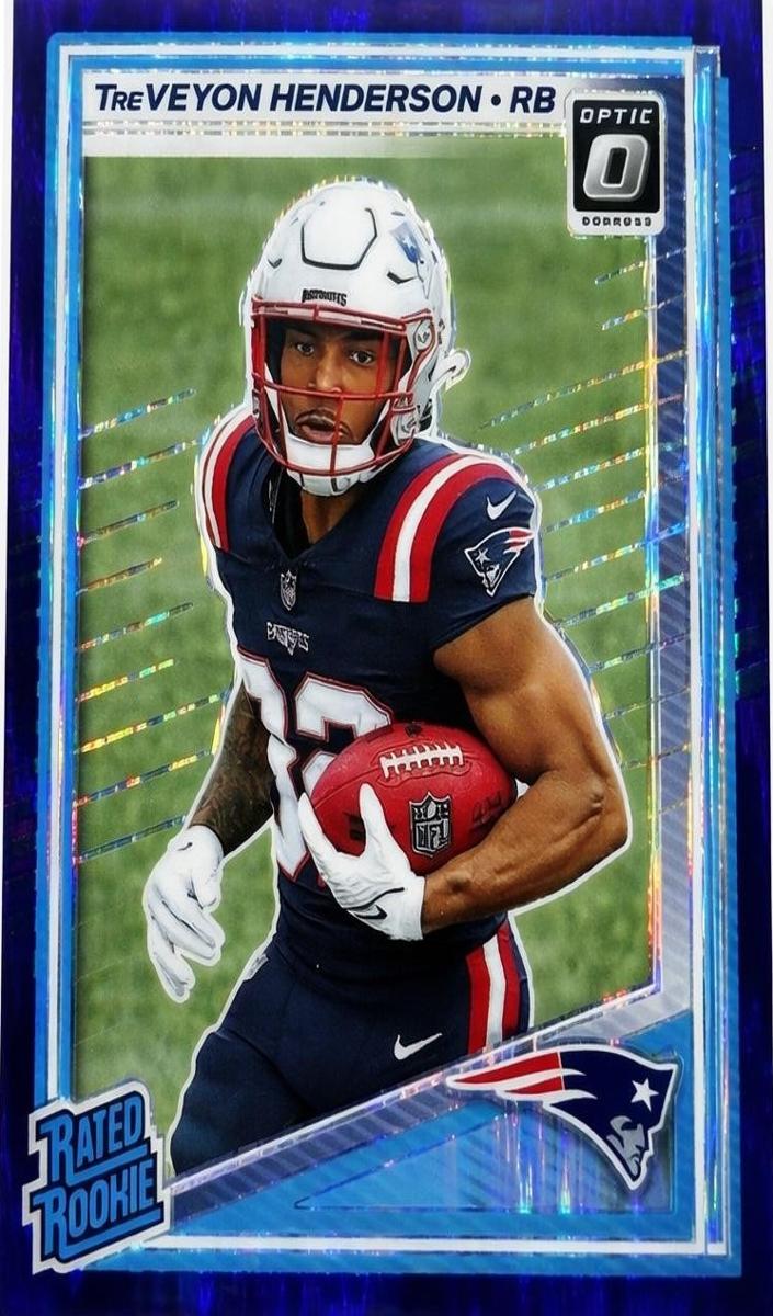 2025 Donruss Optic Football Purple Shock TreVeyon Henderson #248 RAW Ungraded