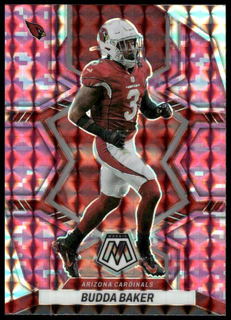 2022 Panini Mosaic Football Camo Pink Budda Baker #5
