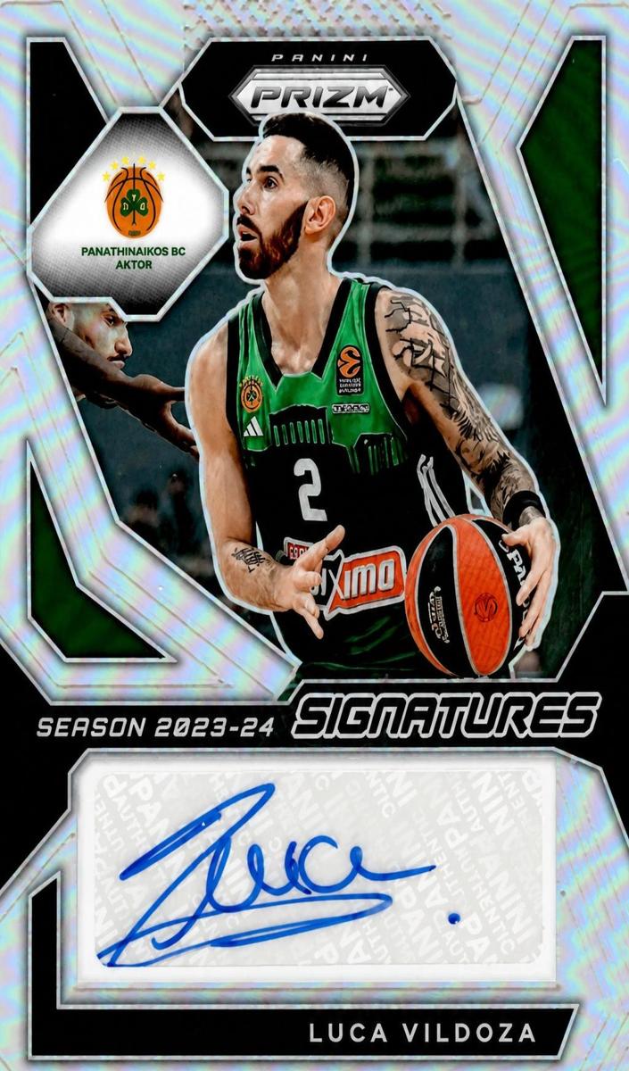 2023 Panini Prizm Turkish Airlines EuroLeague Basketball Silver Luca Vildoza #SI-DOZ
