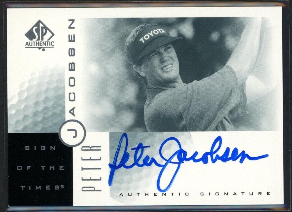 2001 SP Authentic Golf Peter Jacobsen #PCs PSA 10