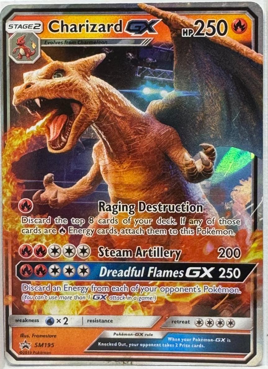 2019 Pokemon Sun & Moon Black Star Promo Charizard GX #SM195