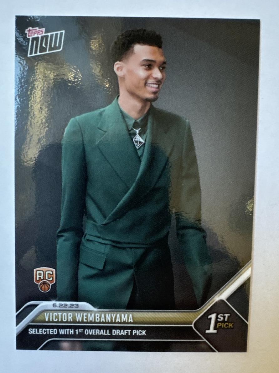 2023 Topps Now Draft Basketball Victor Wembanyama #D-1 RAW Ungraded