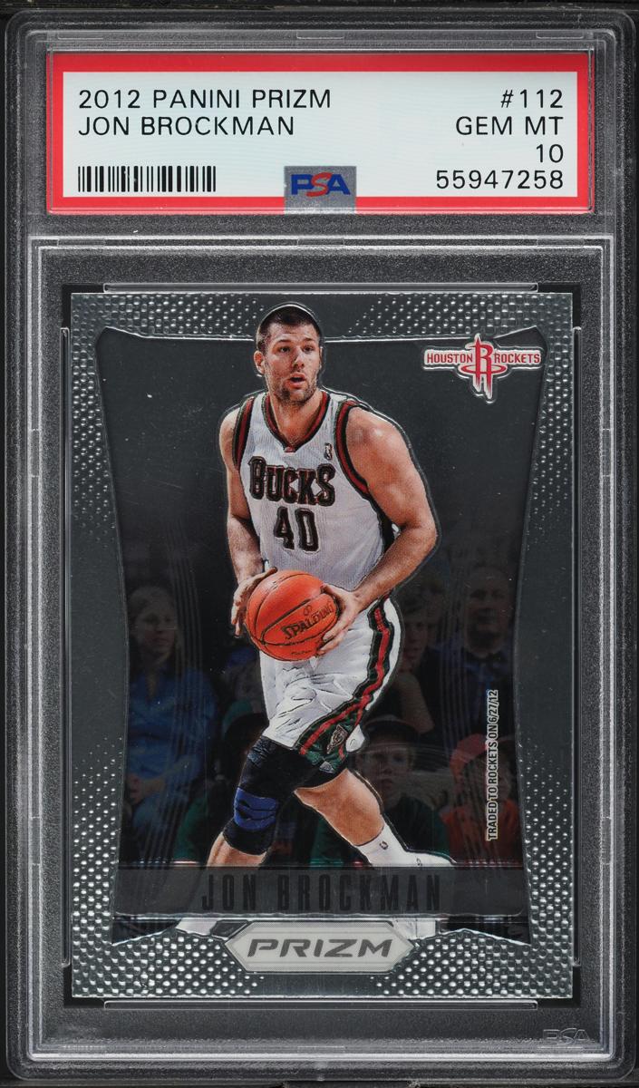 2012 Panini Prizm Basketball Jon Brockman #112 PSA 9