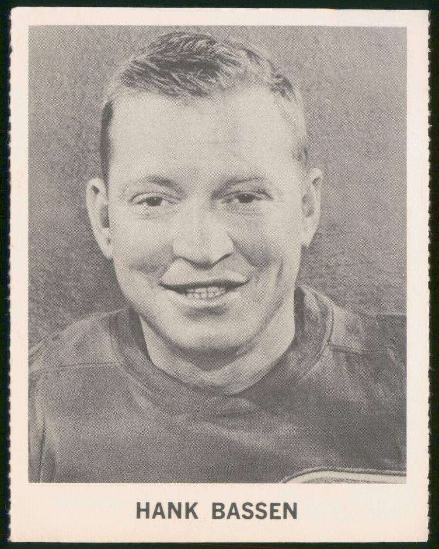 1965 Coca-Cola Hockey Hank Bassen #NNO