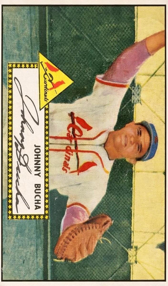 1952 Topps Baseball Johnny Bucha #19 PSA 5.5
