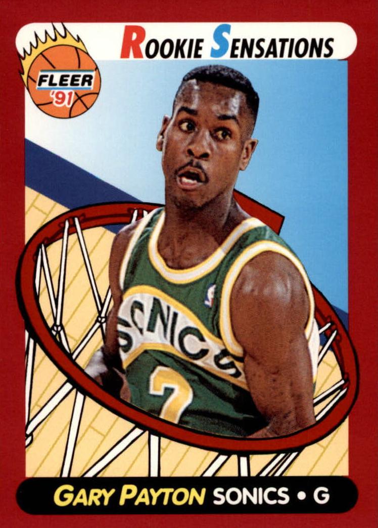 1991 Fleer Basketball Gary Payton #9 BGS 8.5