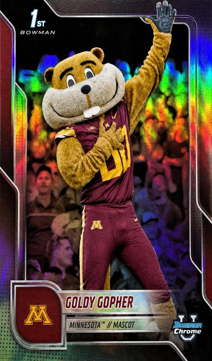 2025 Bowman Chrome University Football Goldy Gopher #BCM-11