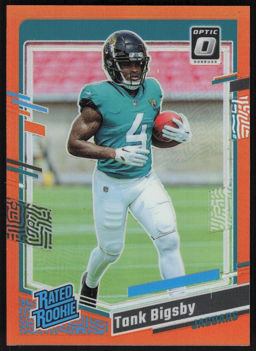 2023 Donruss Optic Football Orange Tank Bigsby #252