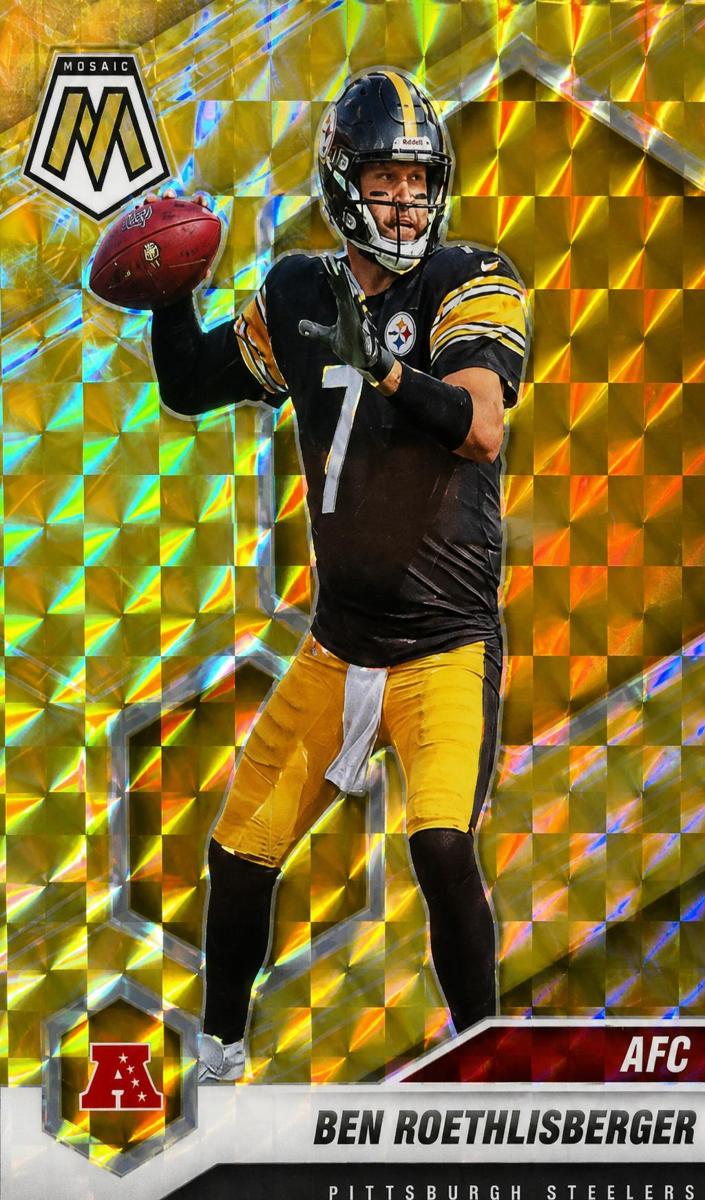 2021 Panini Mosaic Football Reactive Yellow Ben Roethlisberger #230