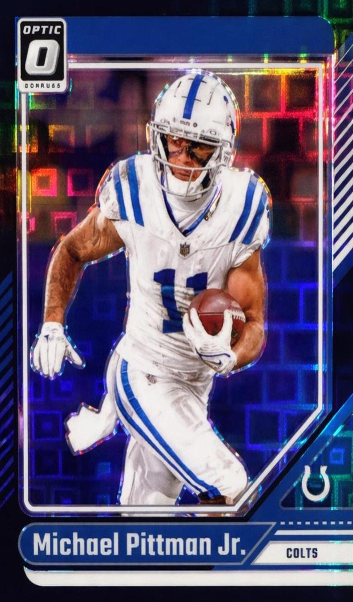 2024 Donruss Optic Football Black Pandora Michael Pittman Jr. #85