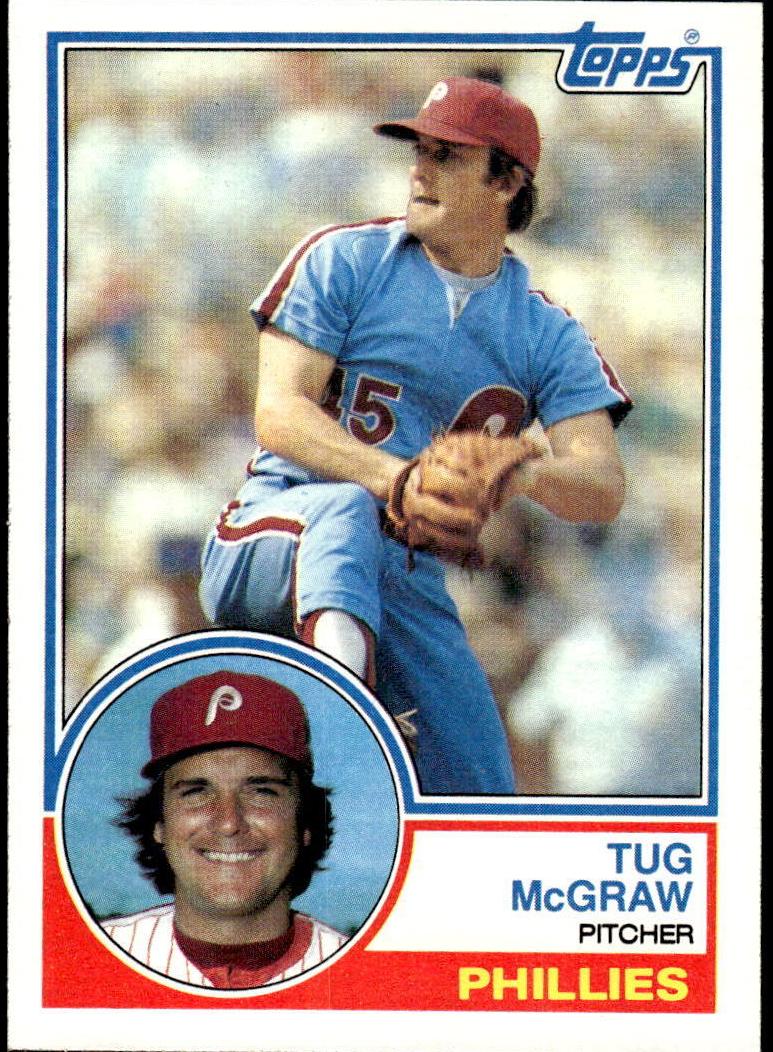 1983 Topps Baseball Tug McGraw #510